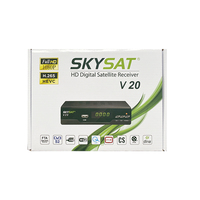 Récepteur de télévision Satellite H.265 HEVC skytas V20, pour amérique latine, avec powerjavu CS LAN WiFi