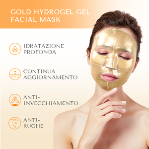 Masker Asam Hidrogel Sekali Pakai Perbaikan Emas Tipis Medis Kecantikan Kosmetik Korea Hidrogel Wajah Hidrogel - Product Image 2