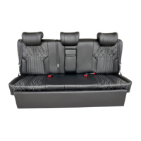 STSF-JD Canapé-lit électrique de luxe pour siège arrière, conversion de siège de voiture, banquette personnalisée pour sièges de fourgonnette Mercedes-Maybach Sprinter