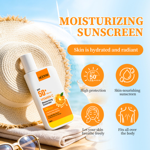 Productos Coreanos para el Cuidado de la Piel de Marca Privada OEM, Protector Solar UV, Crema Protectora Solar Resistente al Agua con Vitamina C, FPS 50 - Product Image 6