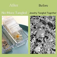 Pochette en PVC transparente épaisse auto-scellante, sac en plastique résistant à l'humidité pour cosmétiques avec fermeture éclair pour emballer des boucles d'oreilles, des bijoux, des colliers
