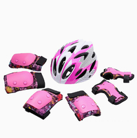 Ensemble complet de protections réglables en éponge pour enfants, pour roller/patinage sur glace, vélo d'équilibre, genouillères et coudières anti-chute