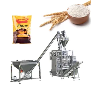 Высокоточная автоматическая машина для упаковки муки 1 кг маниока кукуруза пшеница мука сухое молоко упаковочная машина