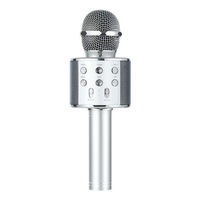 Microphone karaoké sans fil rechargeable avec haut-parleur intégré, micro KTV portable pour les fêtes à domicile et le chant en plein air