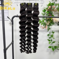 Lots de Cheveux Vietnamiens Non Traités Épais Ondulés, Qualité Remy, Cuticules Alignées, Double Trame Faite à la Machine, Vente en Gros, Ondulations Souples Dkl