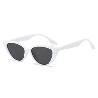Nouvelles lunettes de soleil œil-de-chat multicolores style Y2K unisexe, inspirées de l'Instagram, haut de gamme, protection UV400, petite monture, style européen et américain