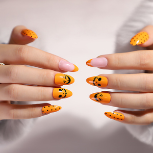 Faux ongles résistance, personnalisables, de couleur grise, conçu à la main, imperméables, plus forte, à pression, pièces - Product Image 5