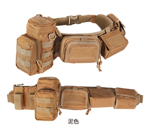 DFV01 Miliary Security <b>Men</b> Outdoor Duty Tactical Molle Waist Belt with <b>Pouches</b> Camouflage Uniforms - Product Image 2