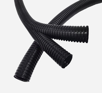 Accessoires de câblage en gros d'usine tuyau ondulé en plastique PA avec filetage PE tuyau fileté en PP manchon de protection de fil de voiture