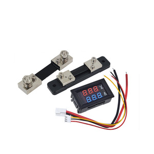 DC0-100V 10A 50A 100A Red Blue LED DC hiển thị kép kỹ thuật số hiện tại và điện áp Meter Vôn kế Ampe kế với Shunt - Product Image 4