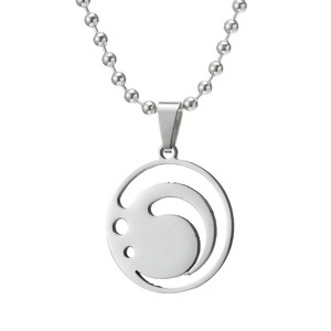 Collana Trendy Genshin Impact con Perline in Acciaio Inossidabile, Ciondolo a Tema Occhio di Dio, Accessorio del Gioco, Elementi Fuoco, Roccia, Erba, Ghiaccio, Vento, Acqua, Tuono - Product Image 6