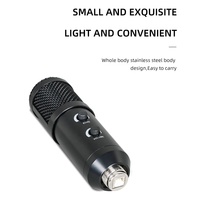 Microphone professionnel à condensateur USB, pour Radio, radiodiffusion, chant, avec support de bras, enregistrement sonore, usine