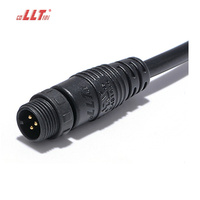 Connecteur circulaire mâle et femelle M12 110V 10A à 2, 3, 4 ou 5 broches pour éclairage LED extérieur étanche