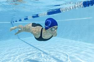 <span class=keywords><strong>Bestway</strong></span> 26039 bonnet de bain pour adulte bonnet de bain en tissu premium Sleek 'N Stretch bonnet de bain pour sport aquatique - Product Image 3