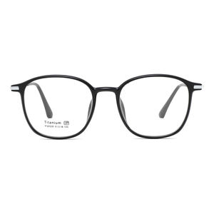 Monturas de Gafas de Titanio con Armazón TR de Lujo para Negocios, Monturas Elásticas Hechas a Mano, Armazón Cuadrado Grande <span class=keywords><strong>y</strong></span> Flexible para Hombre, Gafas para <span class=keywords><strong>Miopía</strong></span> - Product Image 5