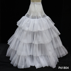 P61804 un <span class=keywords><strong>jupon</strong></span> <span class=keywords><strong>blanc</strong></span> moelleux à quatre couches pour le <span class=keywords><strong>mariage</strong></span> de la mariée - Product Image 4