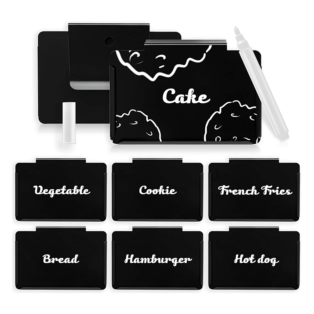 Этикетки для корзины, многоразовые металлические наклейки на корзину, для кухни, буфета