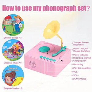 Machine d'apprentissage de cartes phonographiques Machine d'<span class=keywords><strong>histoire</strong></span> et d'illumination pour l'éducation de la petite <span class=keywords><strong>enfance</strong></span> - Product Image 4