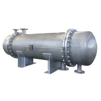 Échangeur de chaleur à coque et à tubes en acier inoxydable industriel pour système de refroidissement de l'eau