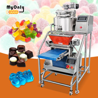 Machine automatique de fabrication de bonbons et de gommes vitaminées avec distributeur de sucre et de liquide