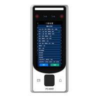 Precio barato Dispositivo facial Escáner de huellas dactilares Terminales de reconocimiento Tarjeta Nfc Software web gratuito y Sdk