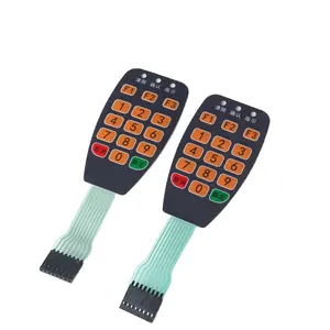 Teclado numérico de membrana 15 Keys uush botón embrinterruptor de membrana de componente de chip I67 67