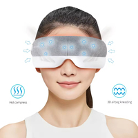 Neue Produktideen 2026 Auffälliges Produkt Luftdruck-Wärme-Augenmassagegerät Rosa Intelligentes Vibrierendes Augenmassagegerät mit Bluetooth