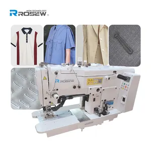 Rosew GC782 tombol lurus mekanis, Holer kaus kaki presser panjang mesin jahit khusus industri