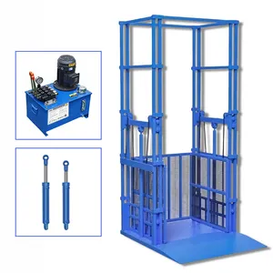 Elevador de carga de 1ton para elevador hidráulico de carga do armazém do elevador de carga do porão de carga