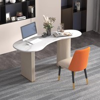Escritorio de oficina de madera maciza, luz de lujo, temperamento, Simple, de gama alta, estudio en casa, sala de estar, banco de trabajo para ordenador, escritorio