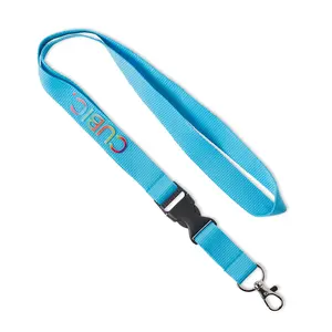 Cordino ML1040 in poliestere con logo in rilievo, merchandising personalizzato - Product Image 2