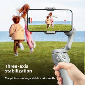 M01 stabilisateur de cardan professionnel à 3 axes lumière LED Selfie Stick télécommande intelligente avec suivi du visage <span class=keywords><strong>pour</strong></span> téléphones mobiles - Product Image 6