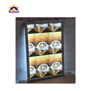 Lớn hiển thị Tailor-Made quảng cáo hình ảnh bấm vào mở Poster <span class=keywords><strong>LED</strong></span> bảng điều chỉnh ánh sáng khung nhôm - Product Image 1