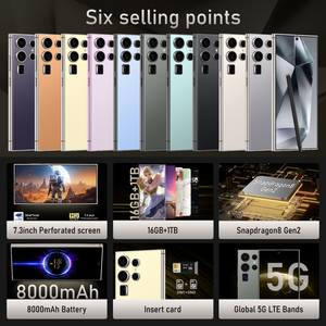 สมาร์ทโฟนปลดล็อค 6.8 นิ้ว รองรับ 2 ซิม 5G รุ่น Ultra <span class=keywords><strong>Pro</strong></span> <span class=keywords><strong>C23</strong></span> หน้าจอ HD ชาร์จเร็ว 65W หน่วยความจำ 16GB 1TB เวอร์ชันสากล ภาษาอังกฤษ - Product Image 3