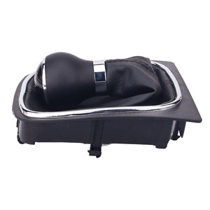 Poignée de levier de vitesse en cuir pour voiture Volkswagen, 5 vitesses, 6 vitesses, levier de vitesse manuel, design ergonomique - Product Image 3