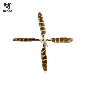 Love Flying Bird Feather Cat Teasing Stick With Bell Rotating Windmill For Cats Pet Interactive Toy - Product Image 3