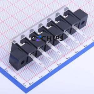 KF48HM-9.5-6P Barrier Terminal Block Through hole Component (THT),P=9.5mm Connector With Cover Plate 9.5mm 1x6P Straight Pin - Product Image 2