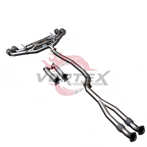 Vortex Stainless Steel Exhaust for Nissan GTR R35 Valvetronic Catback Downpipe Y Pipe Full <b>Kit</b> - Product Image 4