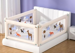 Barandilla ajustable para cama de bebé, barandilla de seguridad anticaídas para cuna y cama infantil - Product Image 2