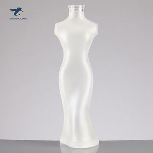 Botella <span class=keywords><strong>de</strong></span> Vidrio <span class=keywords><strong>de</strong></span> Lujo Única <span class=keywords><strong>con</strong></span> Diseño <span class=keywords><strong>de</strong></span> <span class=keywords><strong>Calavera</strong></span> Esmerilada <span class=keywords><strong>de</strong></span> 200ml, 250ml, 750ml y 1L para <span class=keywords><strong>Vodka</strong></span>, Tequila y Whisky <span class=keywords><strong>con</strong></span> Tapa - Product Image 1