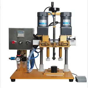 Tampão pneumático semi automático, torção fora da garrafa de vidro do jarro, máquina de tampão a vácuo