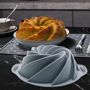 Customized Logo Nonstick Oven Silicone <b>Cake</b> Pans Loaf Muffin Pizza Pan Baking Tools <b>Mold</b> Bread Baking Mould Set - Product Image 6