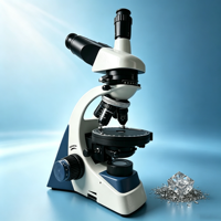 Triocular Polarizing Microscope 40X-1600X Double-Layer Mechanical Platform Applicable to the Analysis of Minera Materials