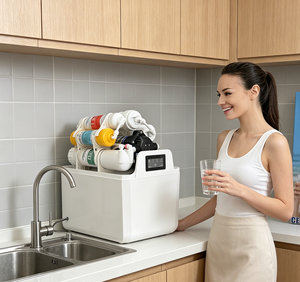 Purificateur d'eau moderne 6 étapes 100 GPD avec système de filtration intégré pour usage domestique et commercial, système de filtration turc à 6 étapes (PP+CTO+PP) - Product Image 1