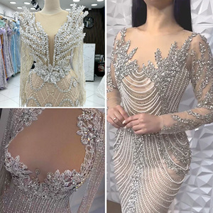 Hơn 100 thiết kế may-về kỹ thuật cho trang trí may mặc Rhinestone cắt tỉa cho túi buổi tối ăn mặc váy cưới - Product Image 6