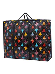 Sac de déménagement, sac de voyage, sac de rangement pour couette en coton, imperméable, non tissé, épais, portable, sac de shopping laminé - Product Image 3