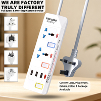 Multiprise USB Premium 2 voies 3M, prise universelle avec ports USB pour la maison, le bureau, l'hôtel, l'école