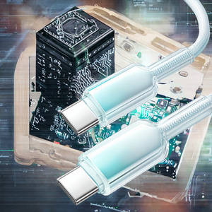 สายชาร์จเร็ว USB 2.0 เป็น USB-C แบบถักไนลอน สำหรับโทรศัพท์มือถือ - Product Image 3