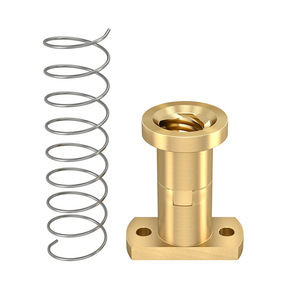 Tuerca Antihélices KINGROON T8 de Latón y Acero Inoxidable, Paso de 8 mm, 2 Tuerca de Histeresis, Accesorios para Impresora 3D - Product Image 3