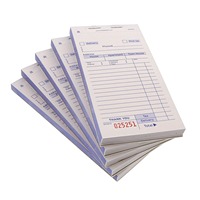 OEM ODM cahier de commandes en papier autocopiant haute spécification multi-taille multi-style NCR copie reçu facture impression de livre